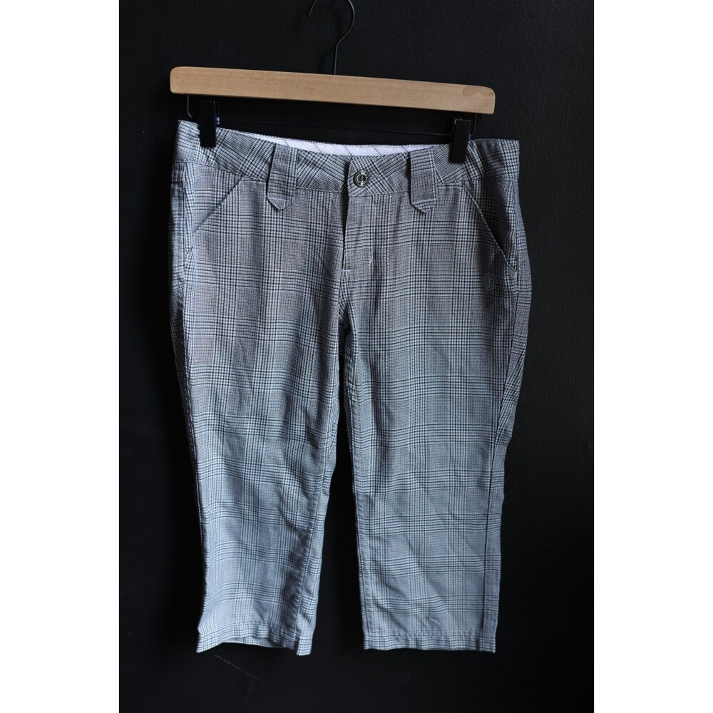 Vintage Y2K Element Women's Skater Preppy Plaid Chino Long Shorts Size 3